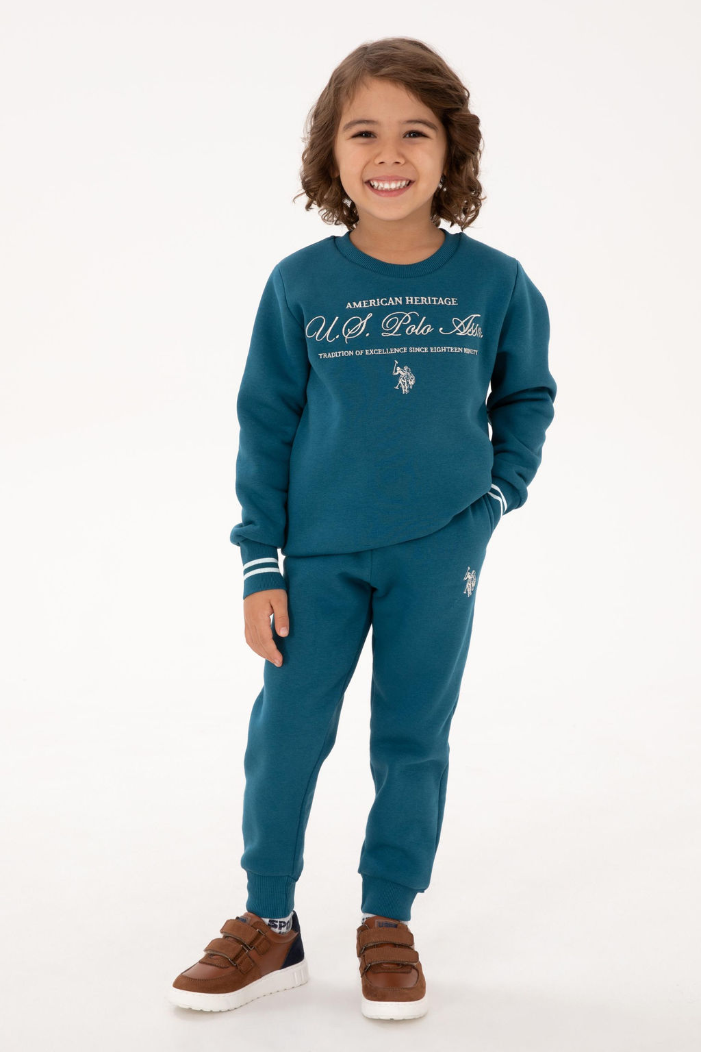 Erkek _ocuk Koyu Ye_il Pijama Tak_m_ Sepette S_rpriz _ndirim - U.s. polo assn фото 8