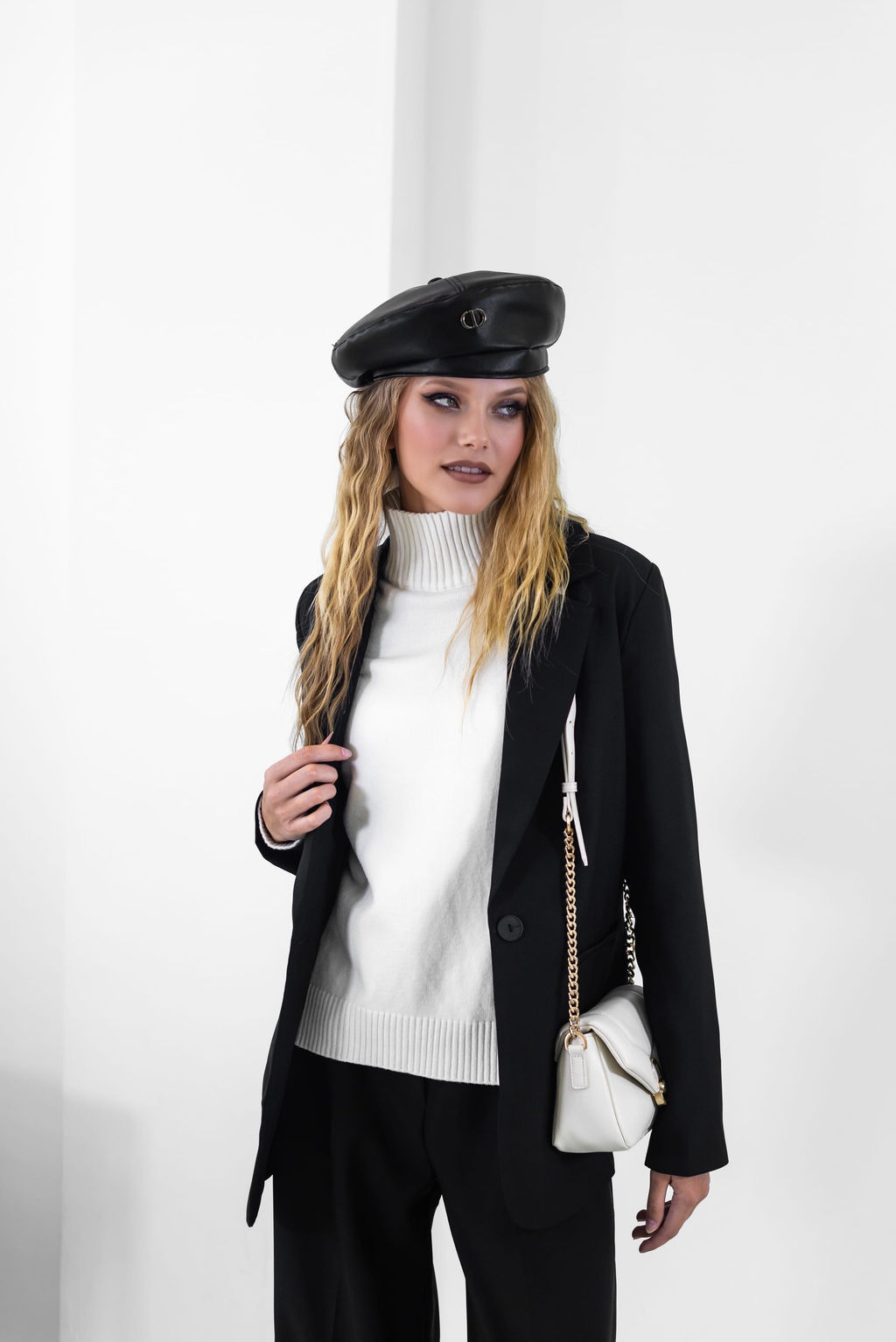 Свитер Дейн (белый) One Size - Nadi bordo фото 22