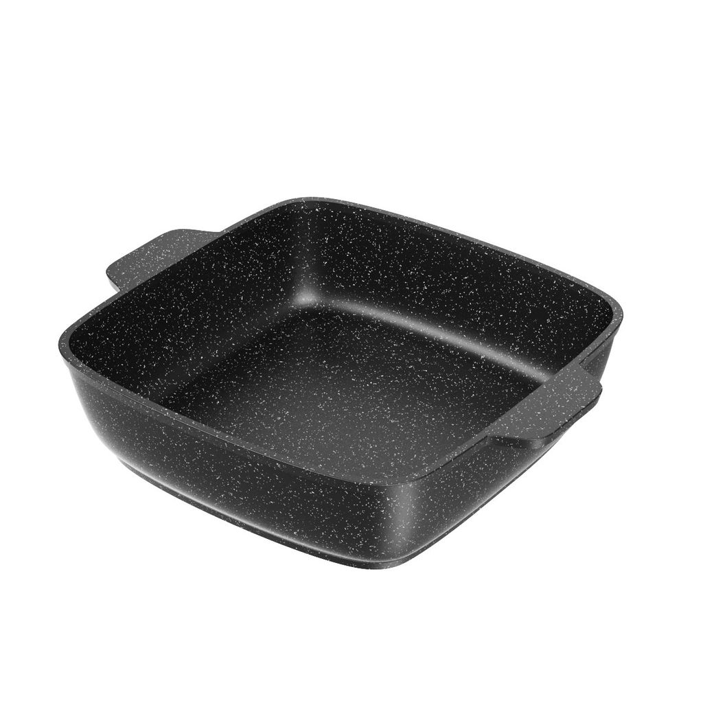 Жаровня алюмин. 24х24см (АП) Гранит black (37802) (Мечта)