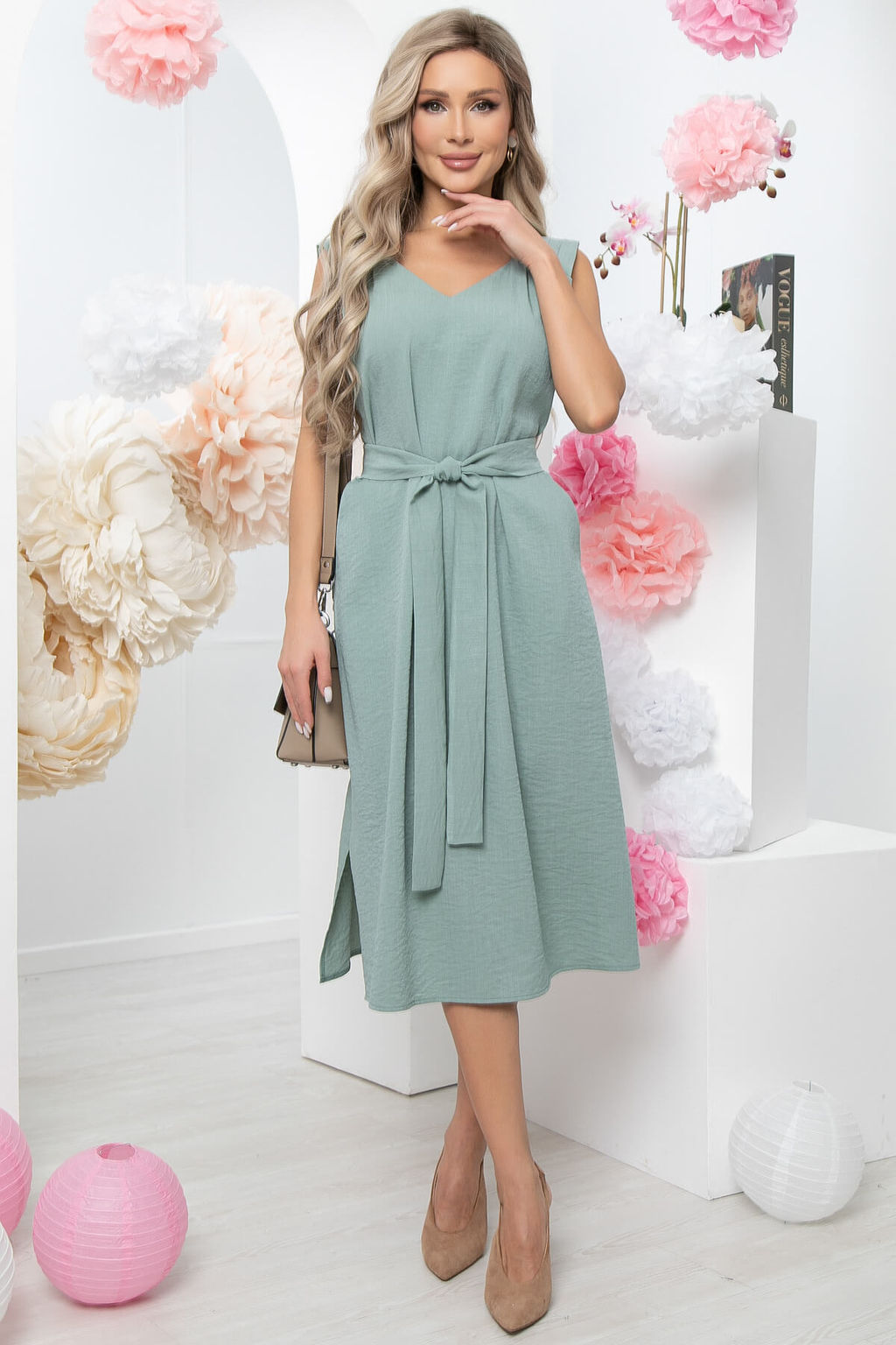 Сарафан Лиля (фисташка) П5689 - Lt collection фото 8