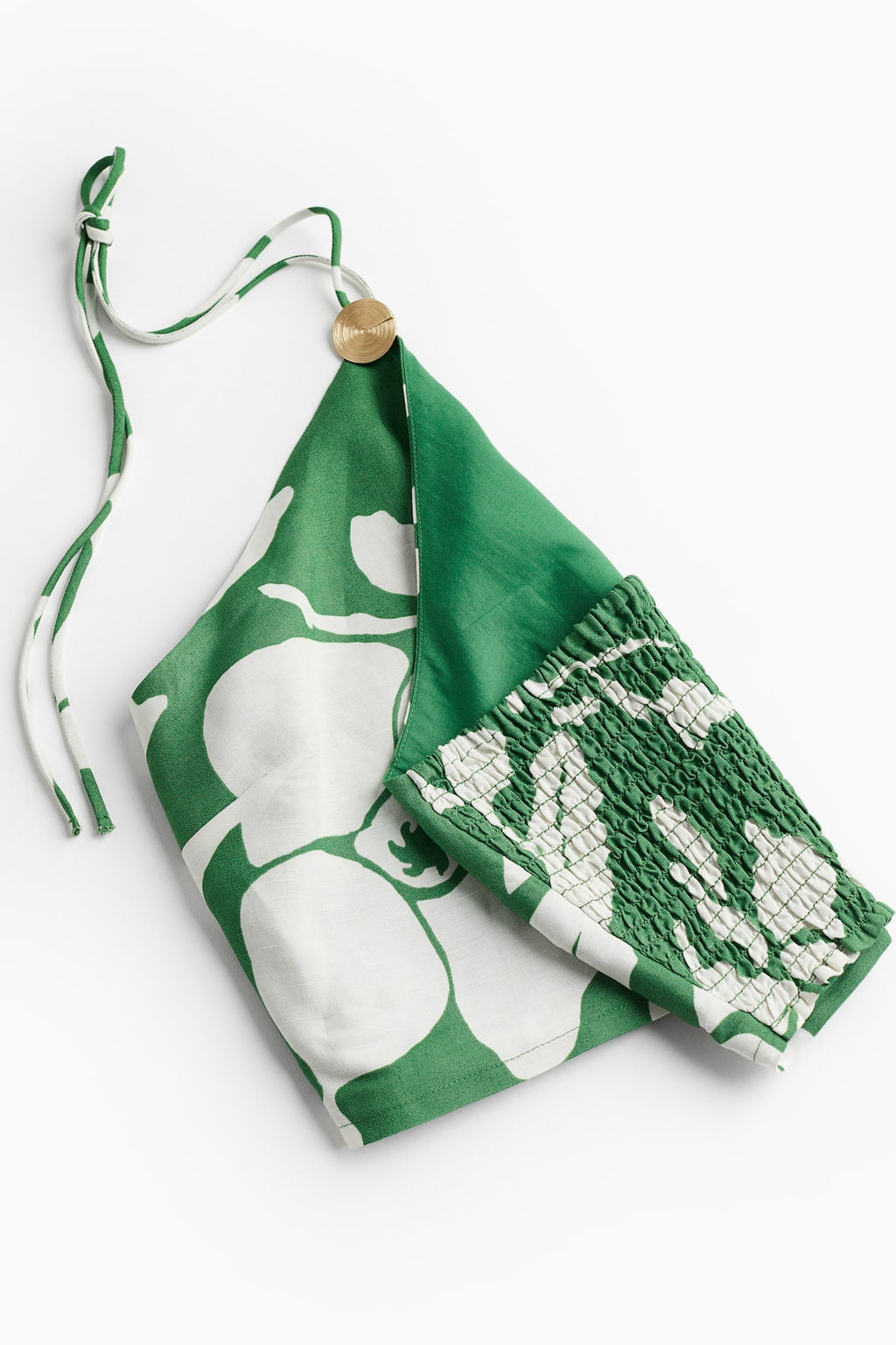 Top cropped con escote halter - H&m фото 7