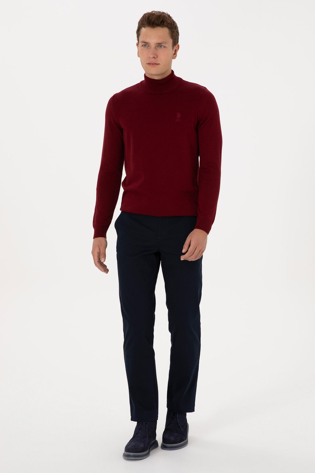 Erkek Lacivert Kanvas / Chino Pantolon - U.s. polo assn фото 3