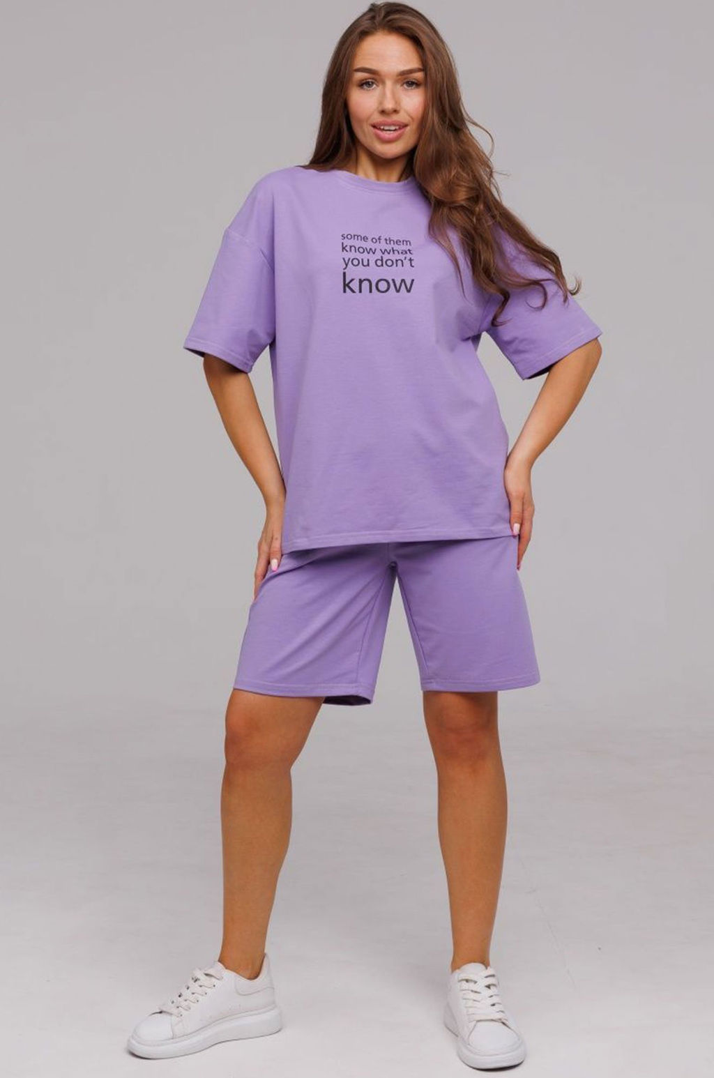 Женский летний костюм из футера двухнитки Love by Lana