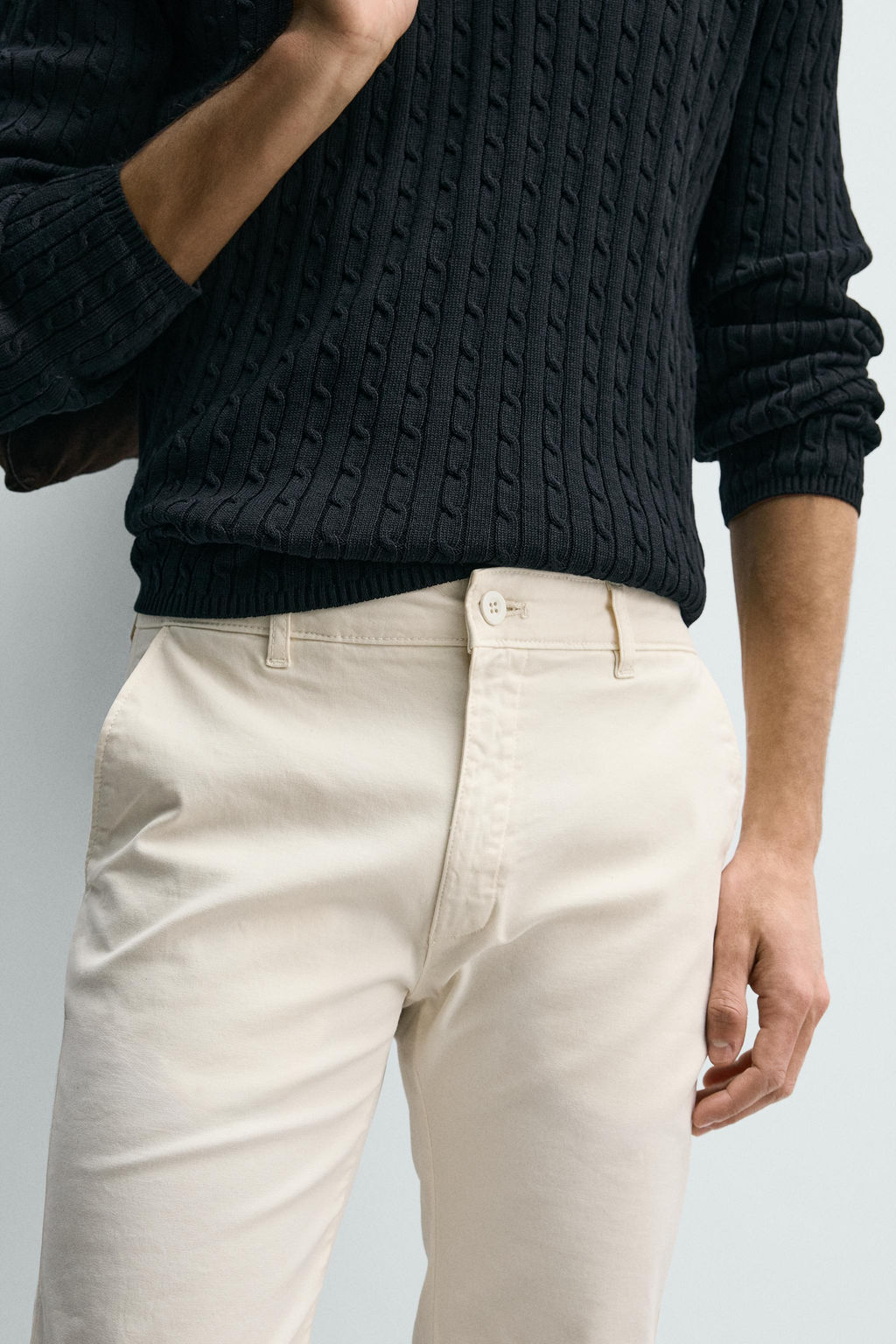 PANTAL?N CHINO SKINNY FIT / Crudo - Zara фото 5