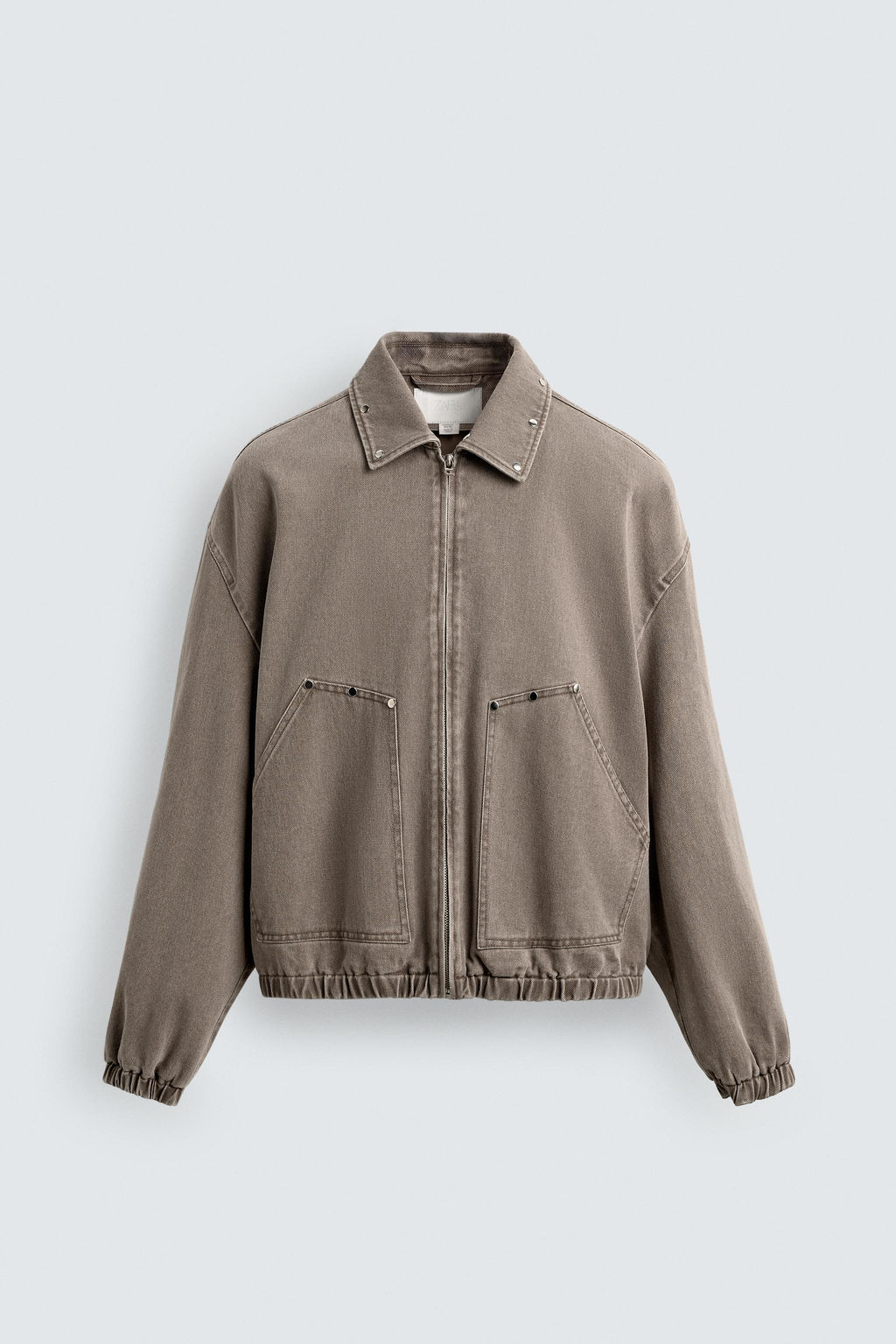 LIMITED EDITION RELAXED FIT STUDDED JACKET - Zara фото 7