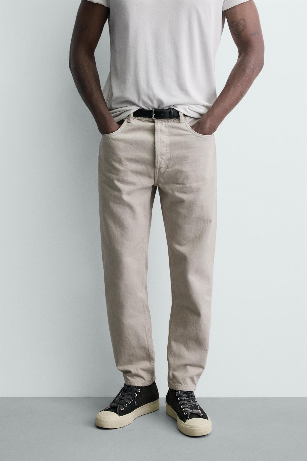 JEANS SLIM CROPPED FIT / Crudo - Zara фото 2