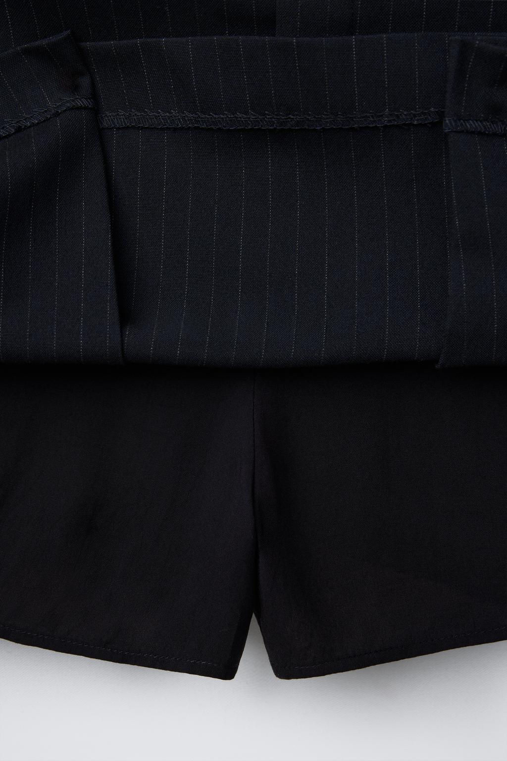 PINSTRIPE BERMUDA SKORT - Zara фото 4