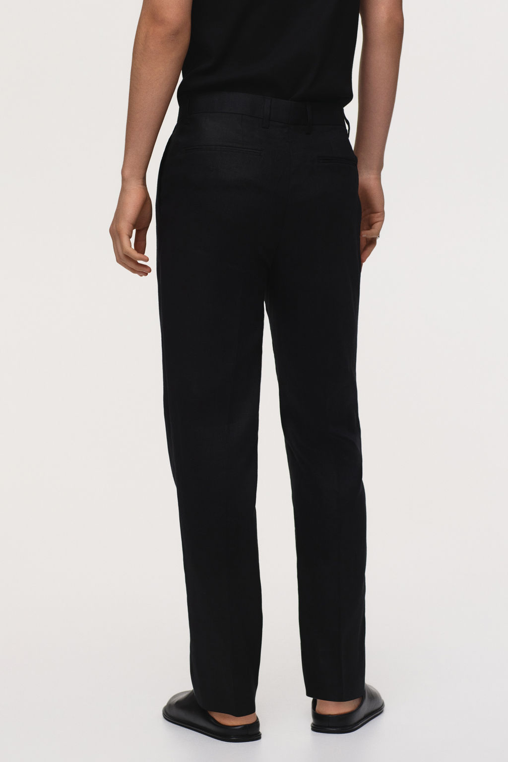 Pantal?n de traje en lino Slim Fit - H&m фото 10