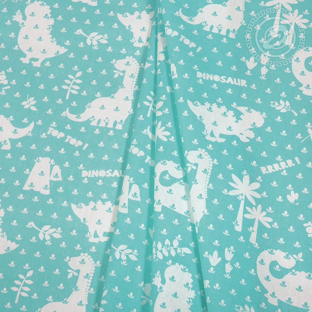 Динопарк 1,5 сп./Пододеяльник: 1 шт. - 215*143; Простыня: 1 шт. - 214*150; Наволочка: 2 шт. - 70*70; Бязь детская - Артпостель фото 6