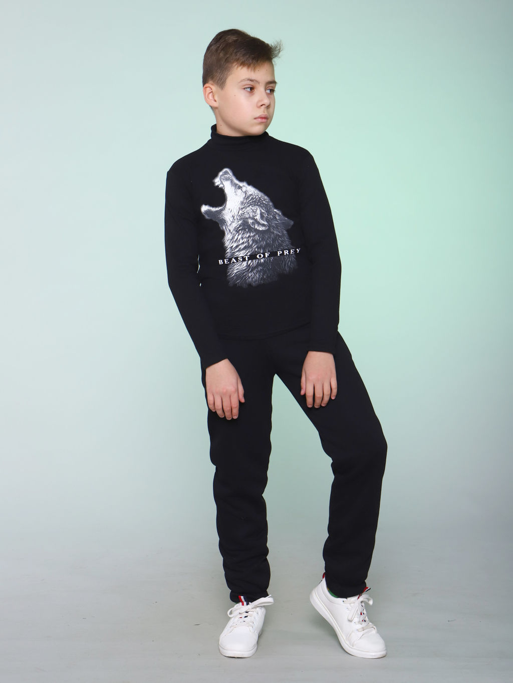 Джемпер Тайга черный Ладошки  фото 2