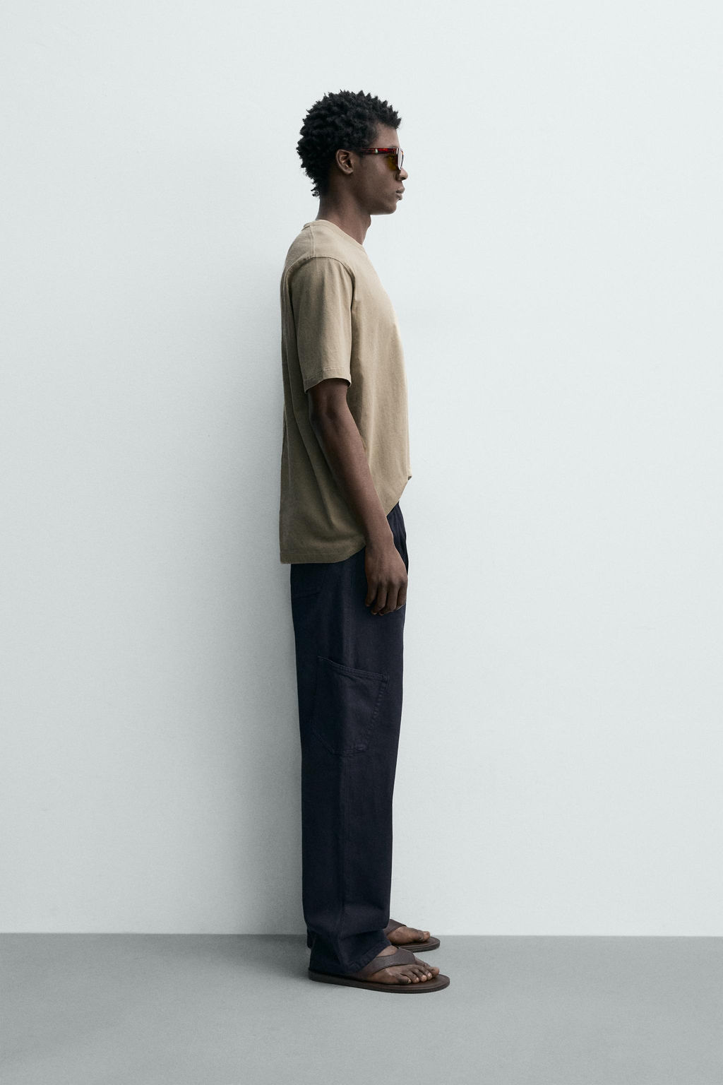 CAMISETA REGULAR FIT LIGHTWEIGHT ORIGINS / Beige vigor?