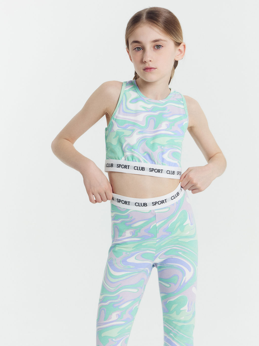 КОМПЛЕКТ ДЛЯ ДЕВОЧЕК (ТОП, ЛЕГГИНСЫ) - Mark formelle фото 6