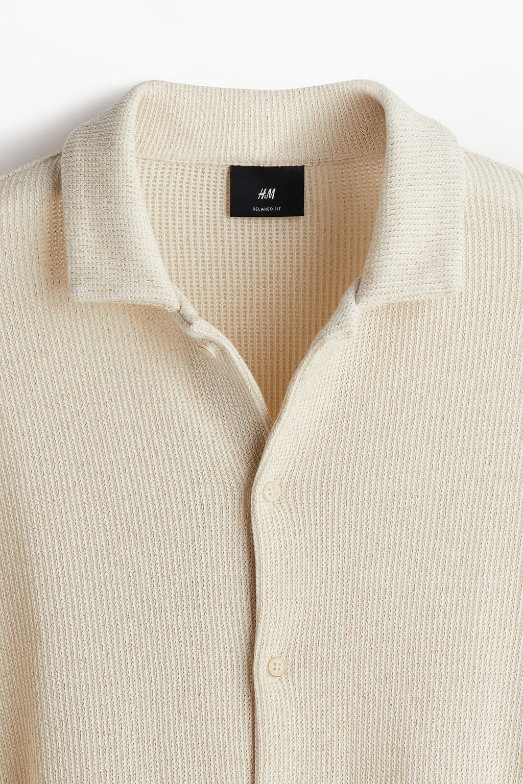 Camisa en punto texturizado Regular Fit - H&m фото 6