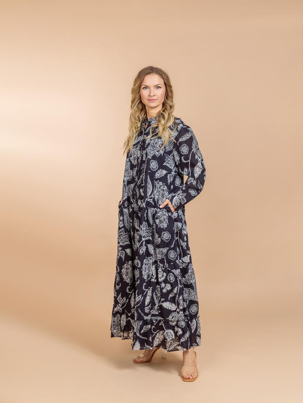 Платье (хлопок) №25-242-1 (Лето-2025) - Ганг фото 2