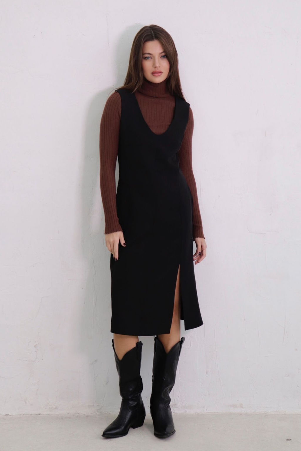 Сарафан базовый с разрезом - Martichelli фото 20