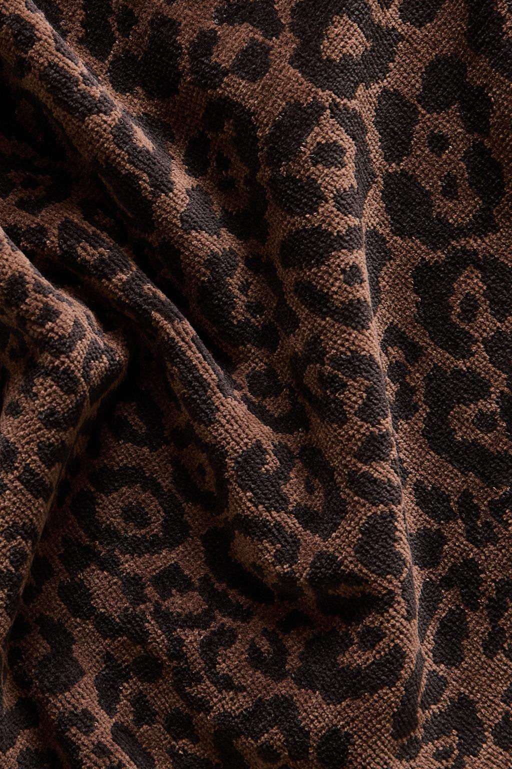 ANIMAL PRINT VELOUR BEACH TOWEL - Zara фото 11