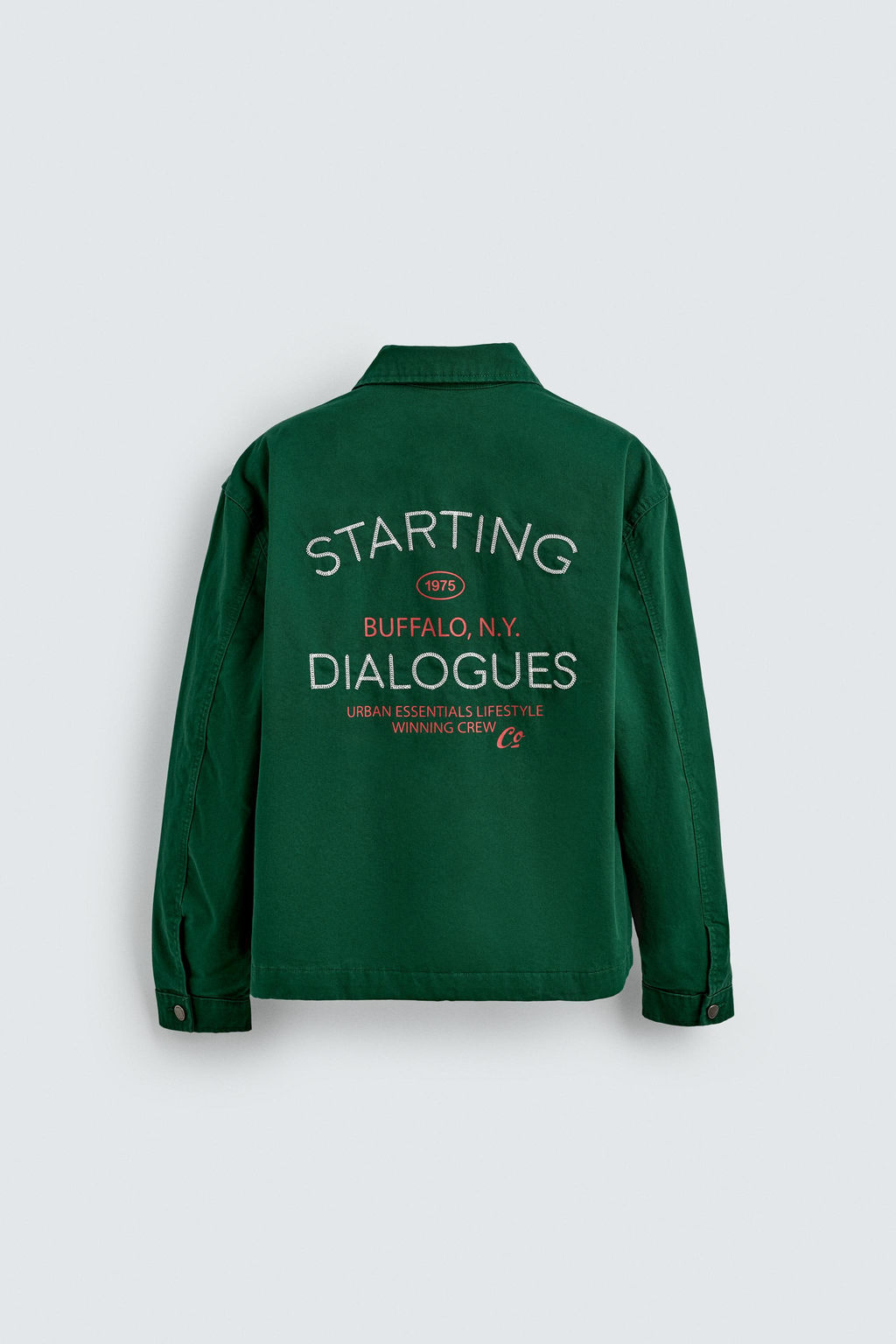 EMBROIDERED ZIP-UP JACKET - Zara фото 9