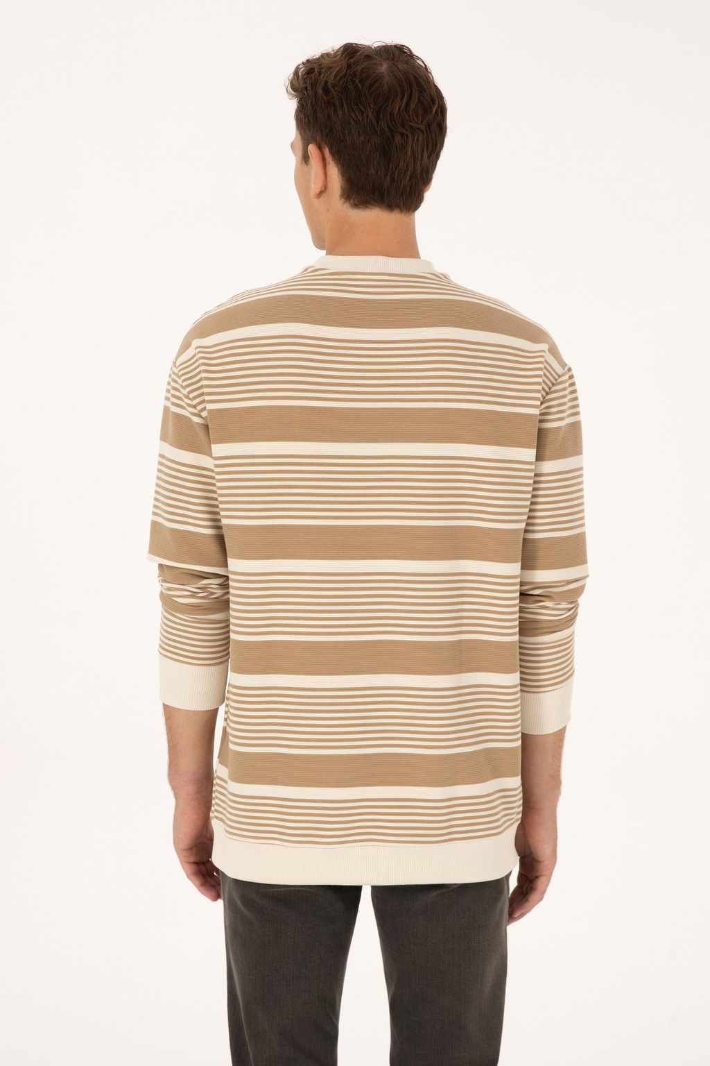 Erkek Krem Sweatshirt - U.s. polo assn фото 5