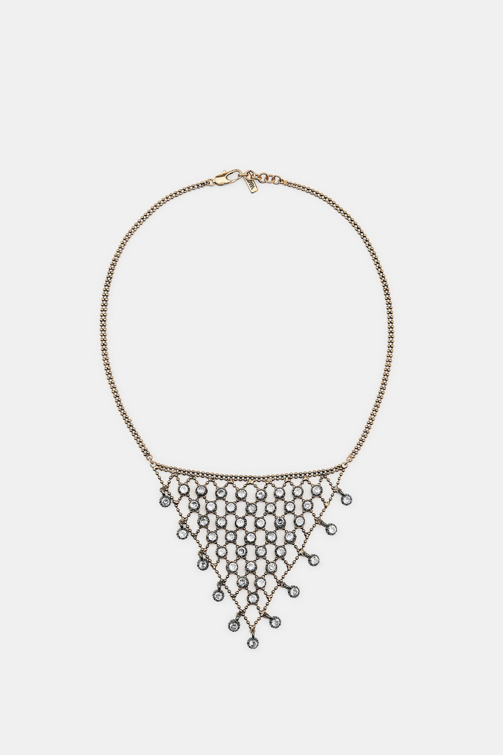 TRIANGLE JEWEL NECKLACE - Zara фото 7