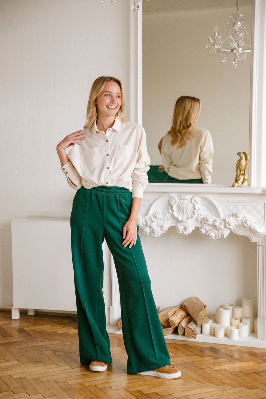 Брюки-палаццо женские Forest - Captain's mate фото 4