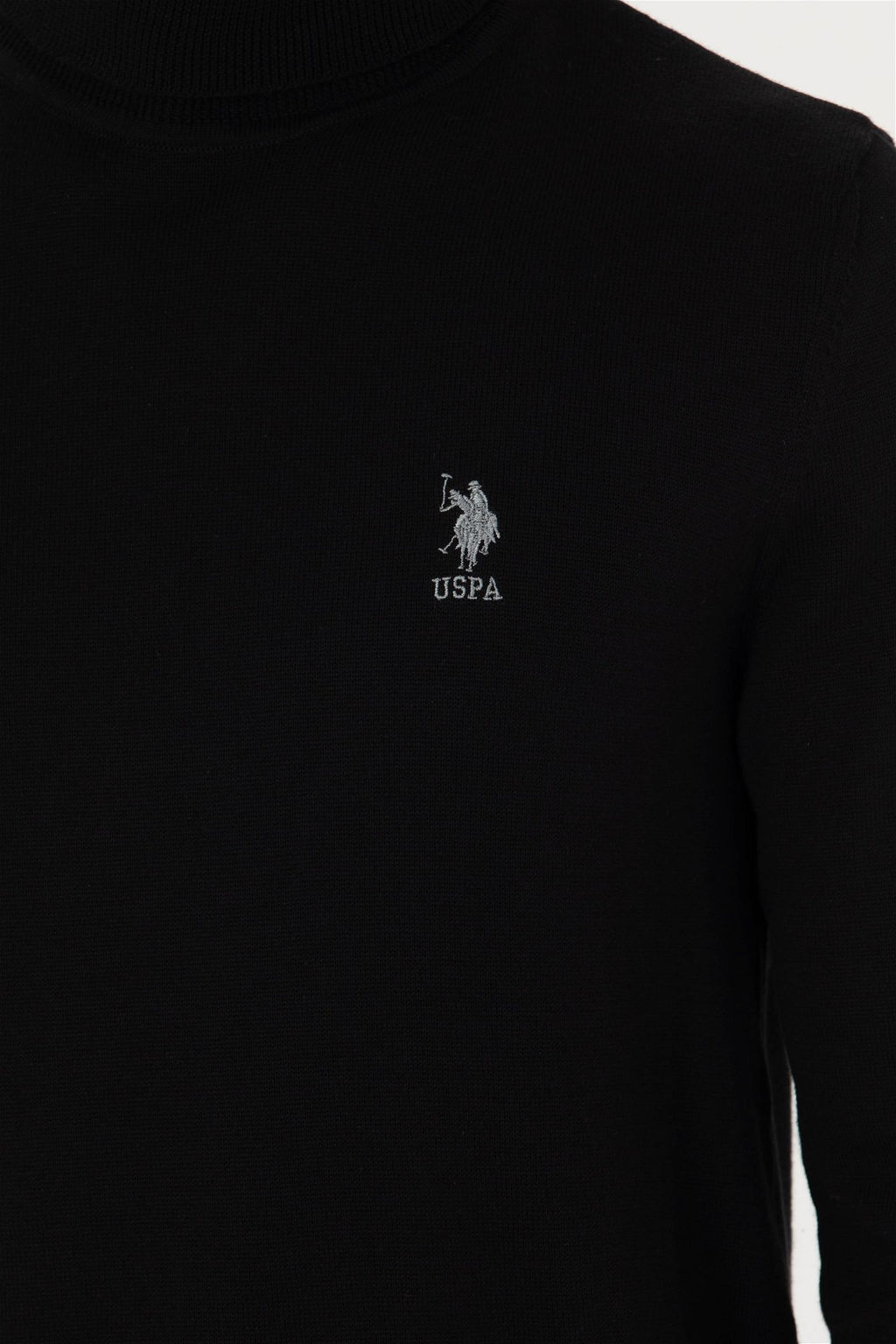 Мужской черный базовый свитер - U.s. polo assn фото 12