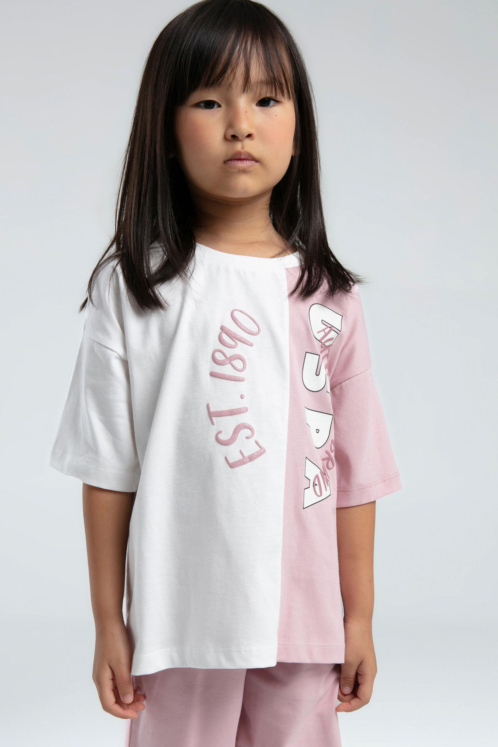 K_z _ocuk Pembe _ortlu Pijama Tak_m_ Sepette S_rpriz _ndirim - U.s. polo assn фото 2
