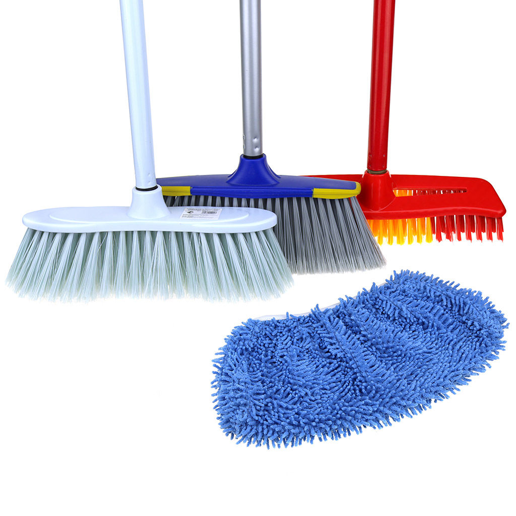 Насадка на швабру Служанка микрофибра 30х13см, на резинке, голубой, упаковка: на картоне, Домашняя мода (Россия) фото 9