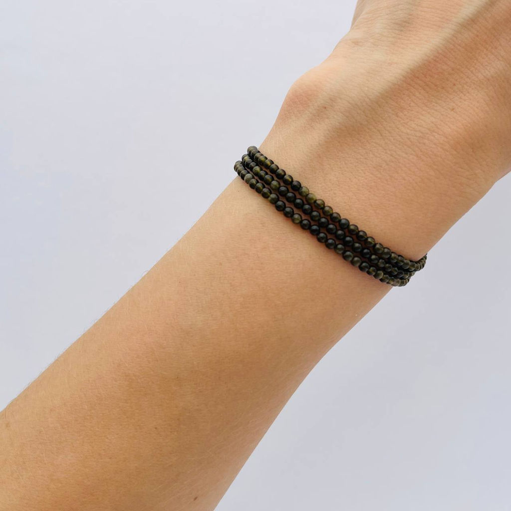 Бусины для украшений из Обсидиана