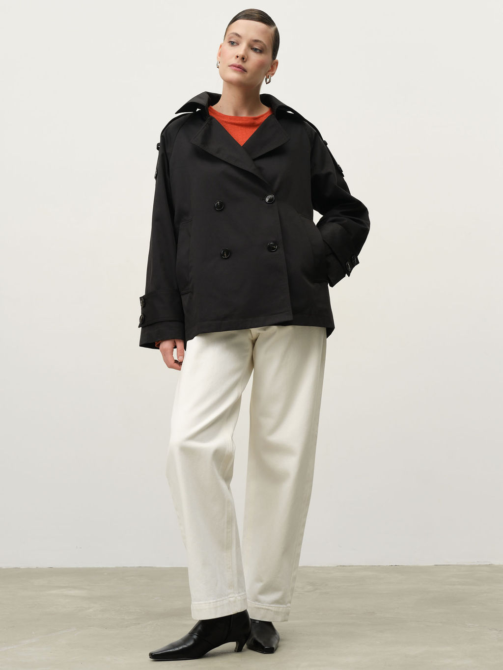 Плащ женский 2-51026-9724 темно-синий