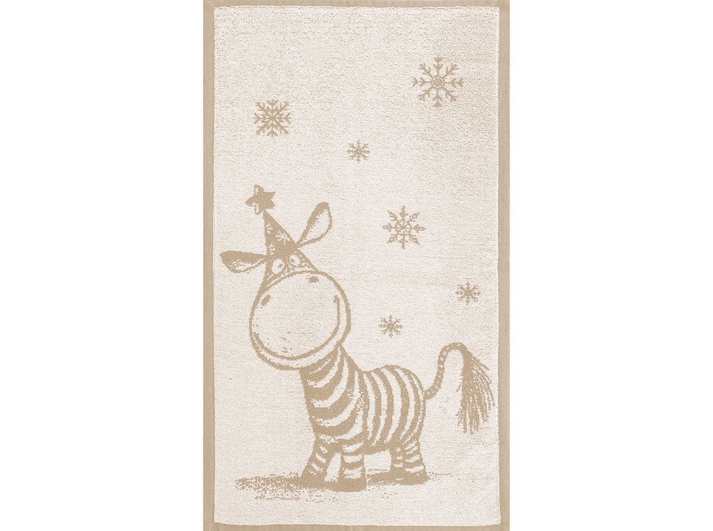 Полотенце махровое 6с104.511ж2 Зебруся(лен3) 67х40см