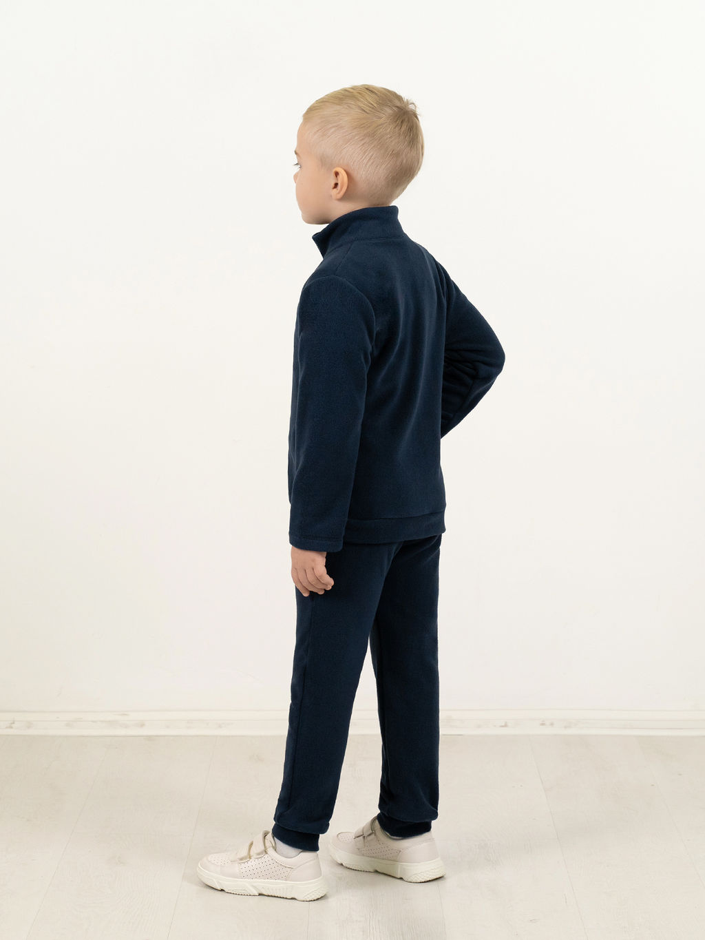 Костюм детский флисовый темно-синий 762(ш) (104, 56)