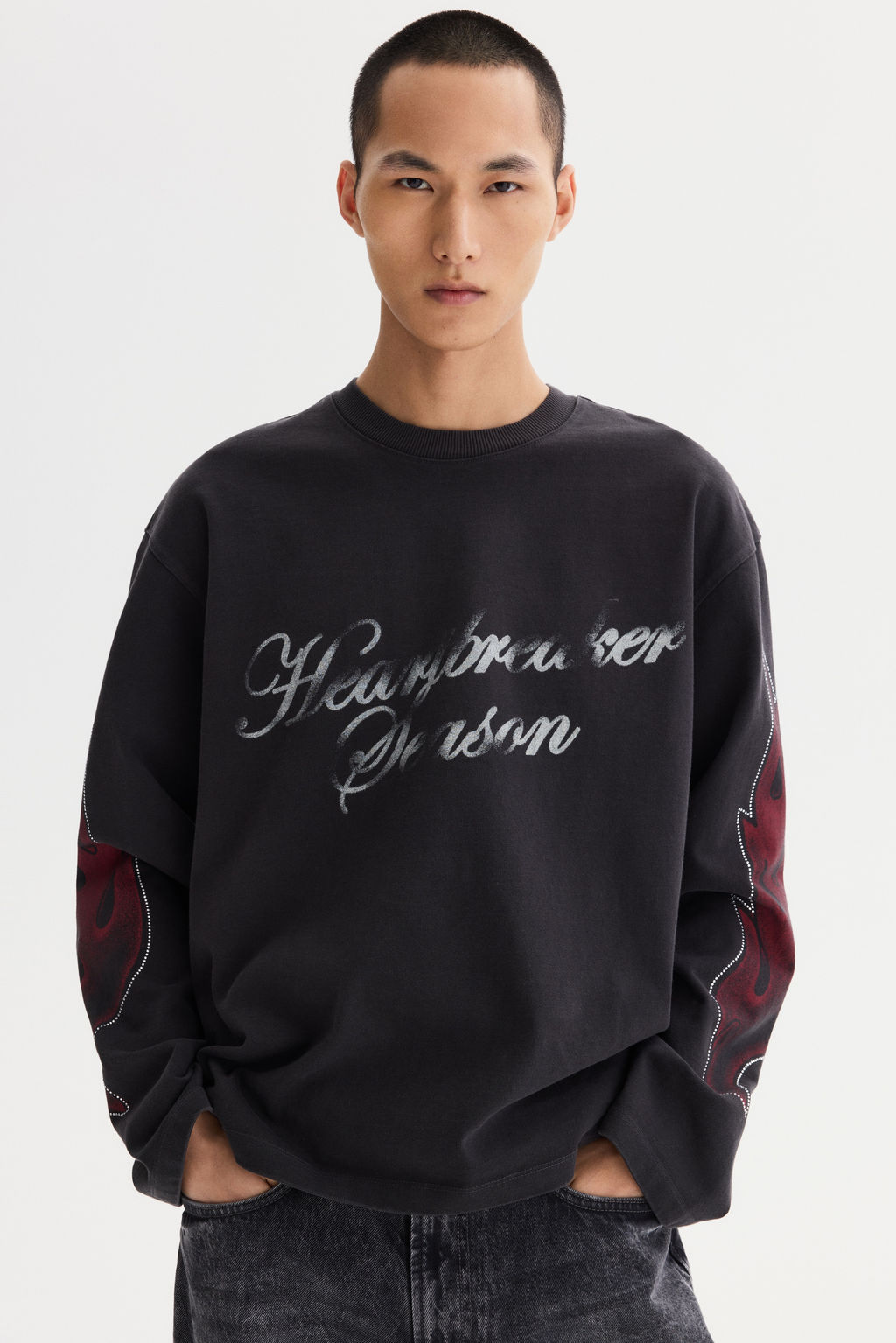 Camiseta de manga larga Loose Fit - H&m фото 2