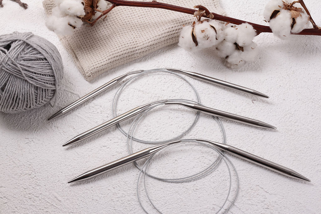 Спицы GAMMA круговые MKN сталь d 3.5 мм 100 см 1 шт с металлической леской фото 6