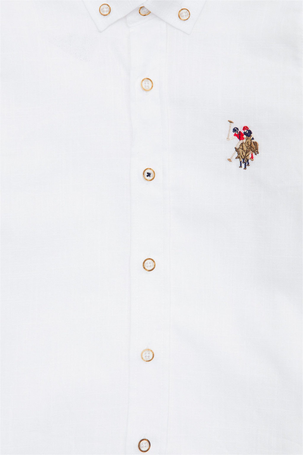 Мальчик Белая Рубашка Узунколь - U.s. polo assn фото 6