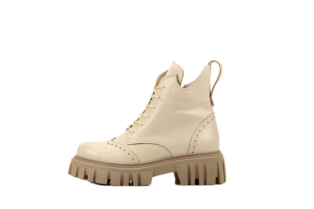 Ботинки EDART 338.21153be. бежевый макс/шерсть фото 3