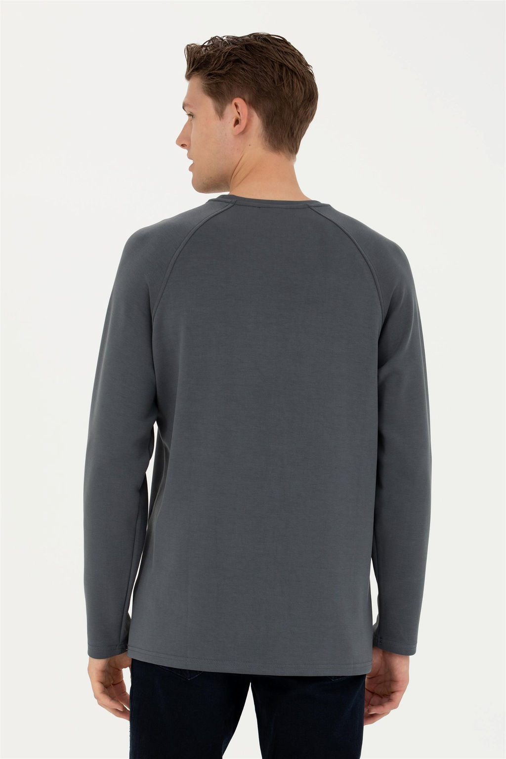 Мужской свитшот антрацитового цвета - U.s. polo assn фото 12