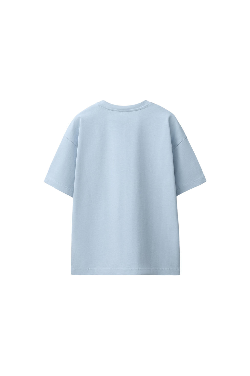 CAMISETA HEAVY WEIGHT TEXTO / Azul cielo - Zara фото 3