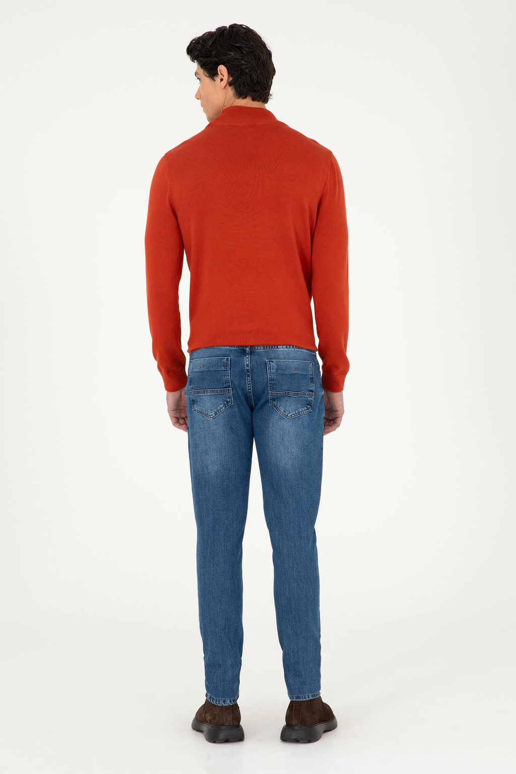 Мужские синие джинсовые брюки - U.s. polo assn фото 4