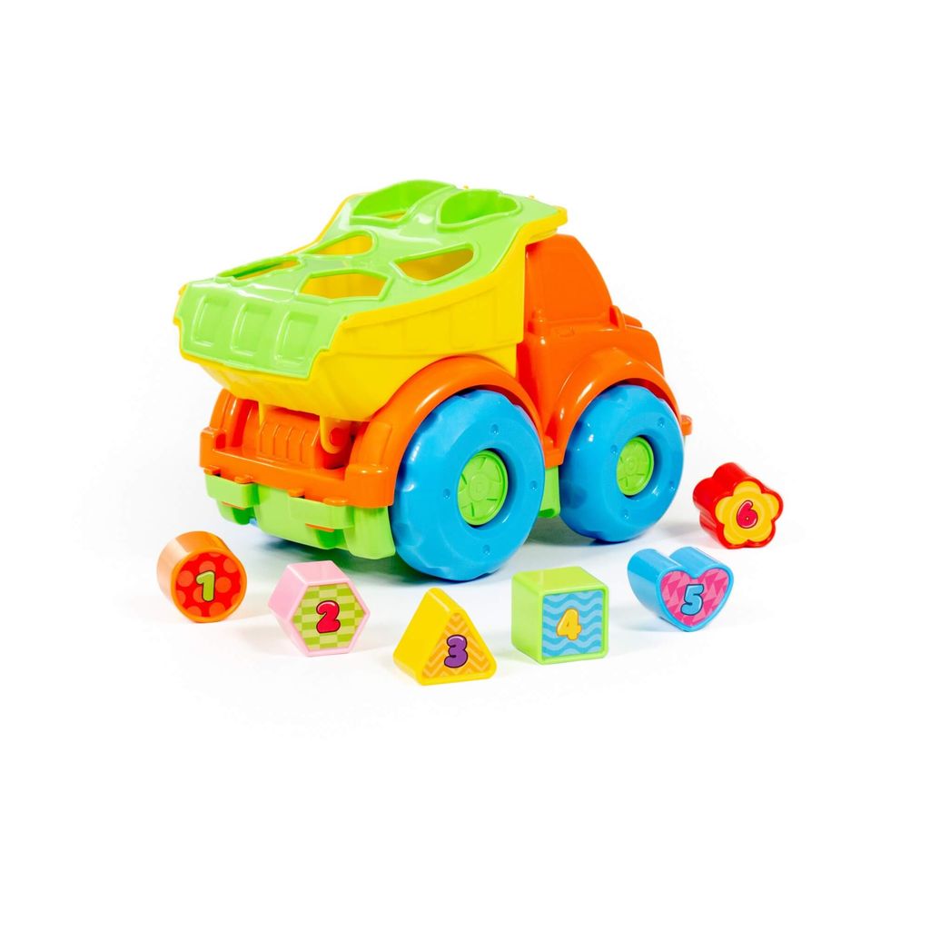 Игрушка развивающая Автомобиль-самосвал (в сеточке) - Полесье фото 8