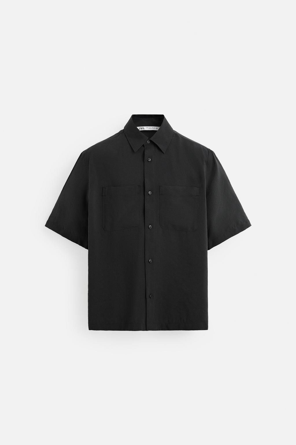 RELAXED FIT FLOWING SHIRT - Zara фото 8