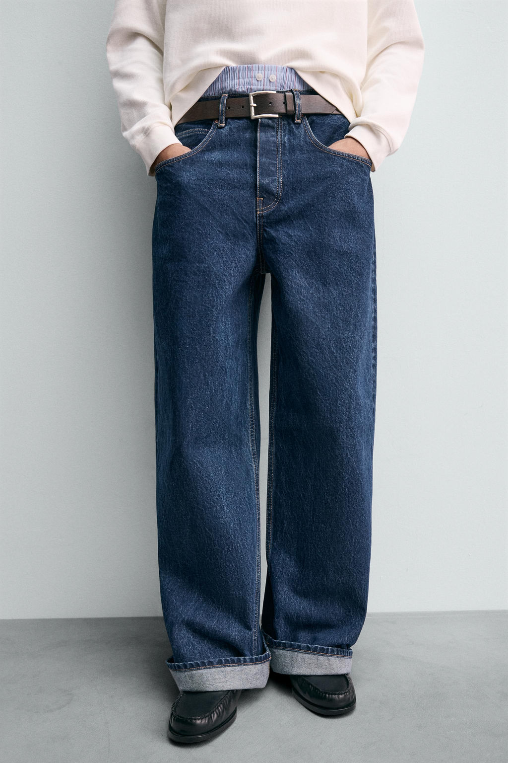CHAMPION ® X ZARA BAGGY FIT JEANS  фото 5
