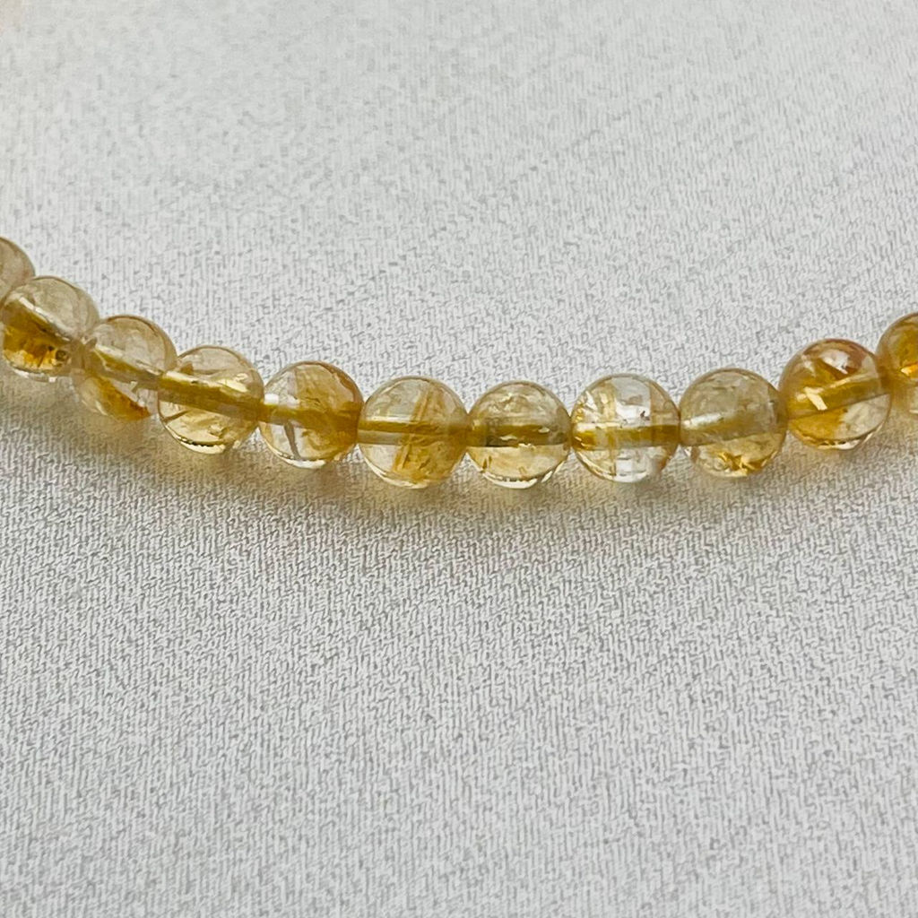 Бусы из Цитрина