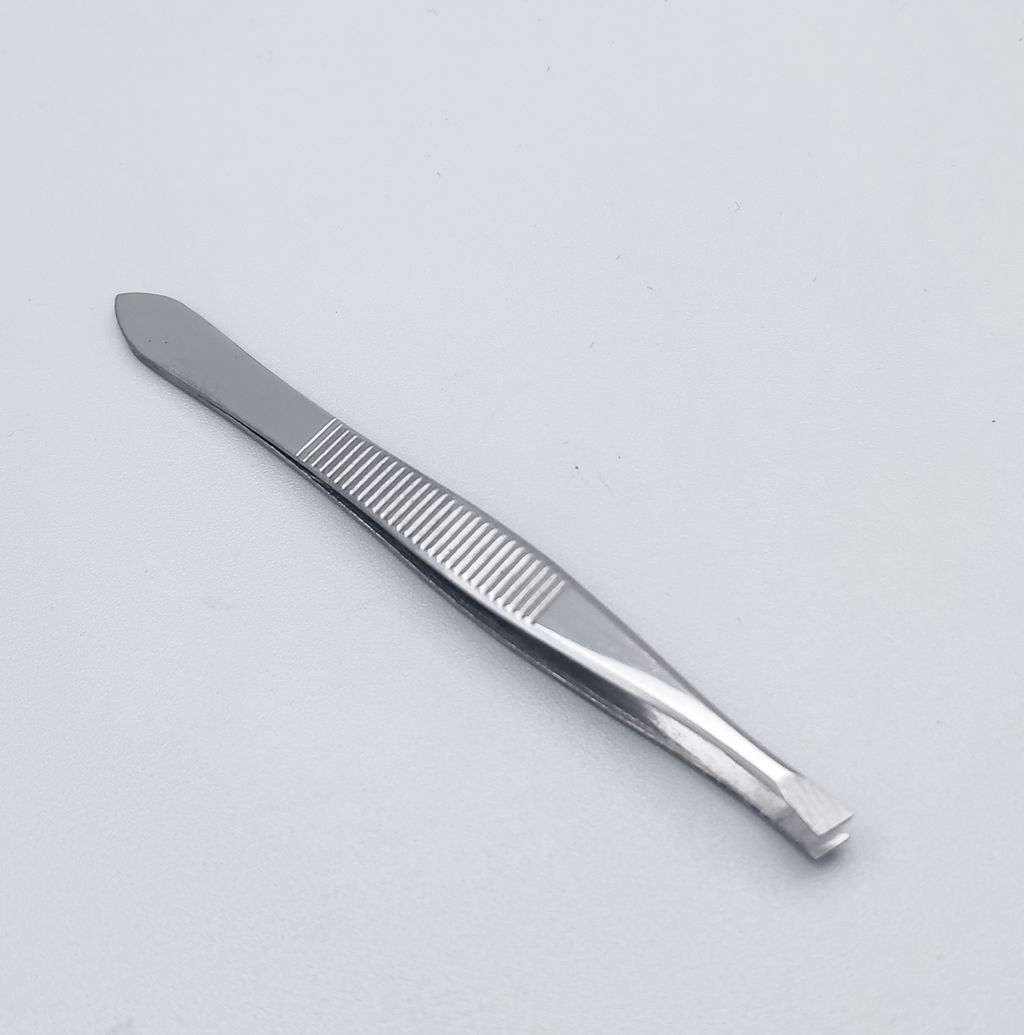 Zinger Пинцет для бровей скошенный / Standard 86014 S, серебристый  фото 2