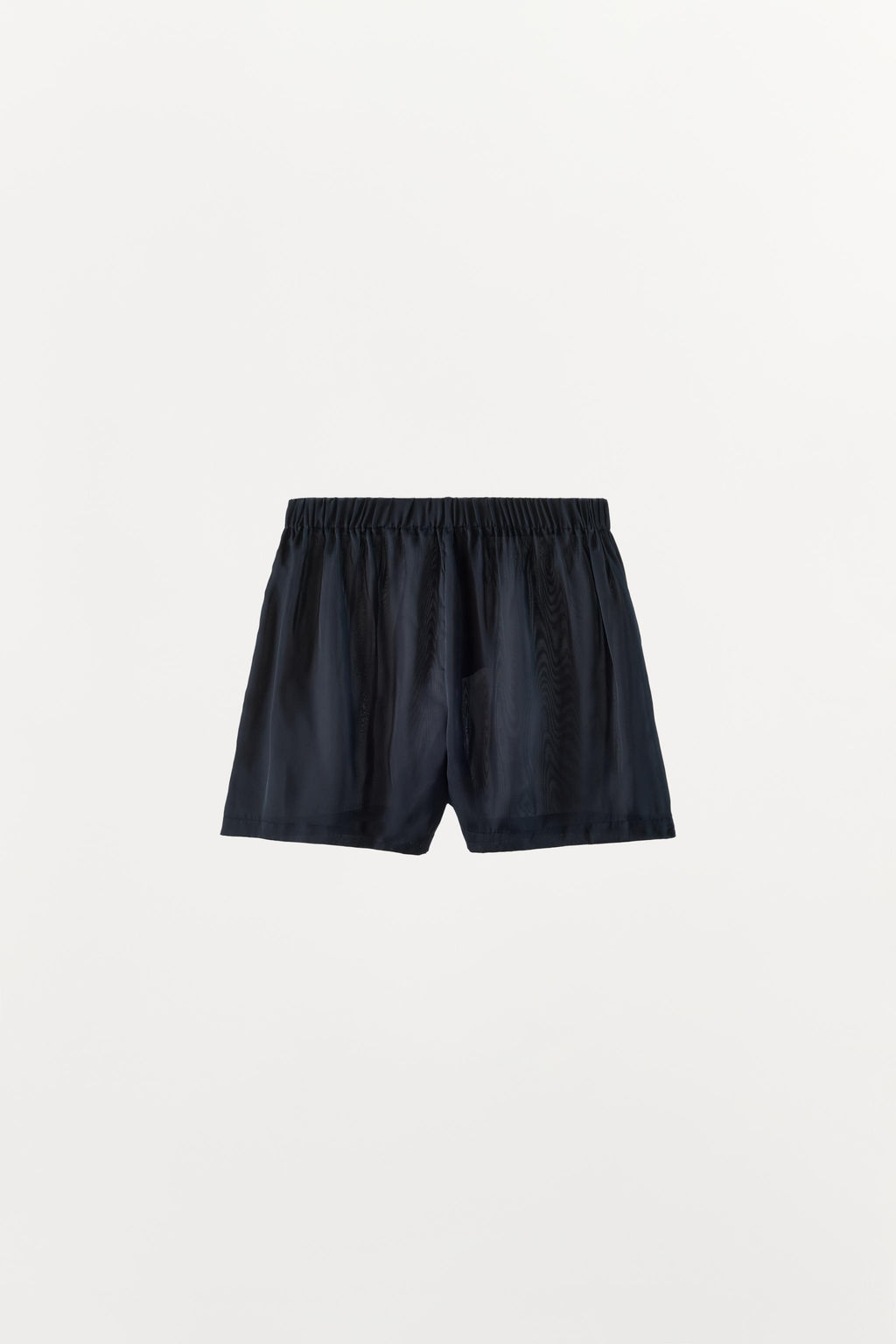 SHORTS LISO SATINADO / Azul noche - Zara фото 5