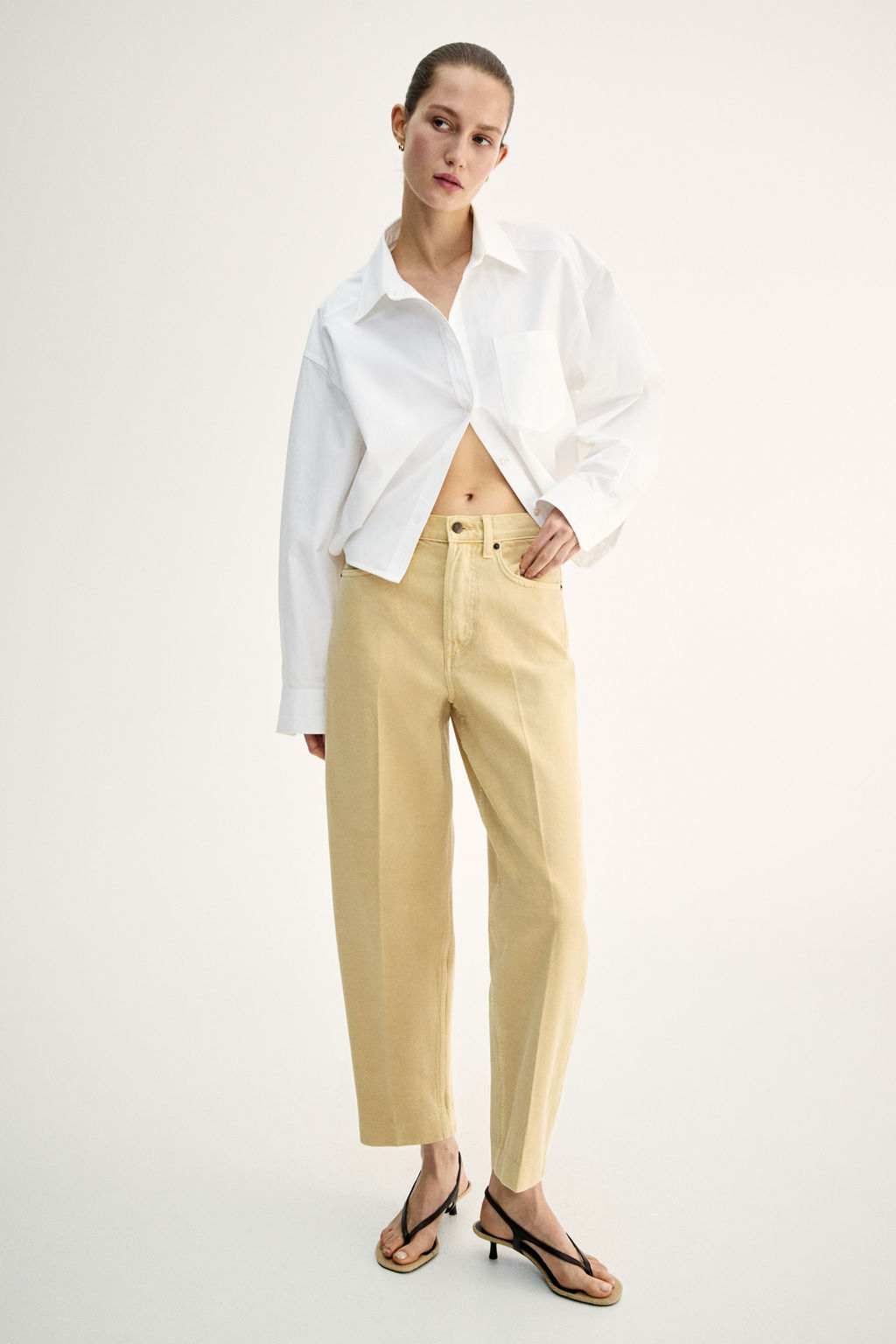Barrel High Ankle Jeans - H&m фото 9