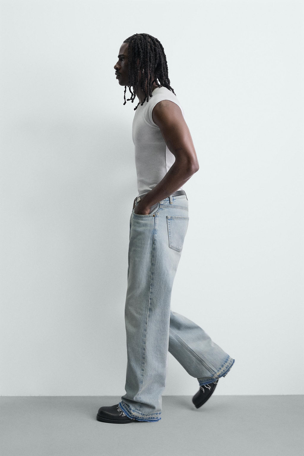 JEANS LOOSE FIT / Azul claro - Zara фото 6