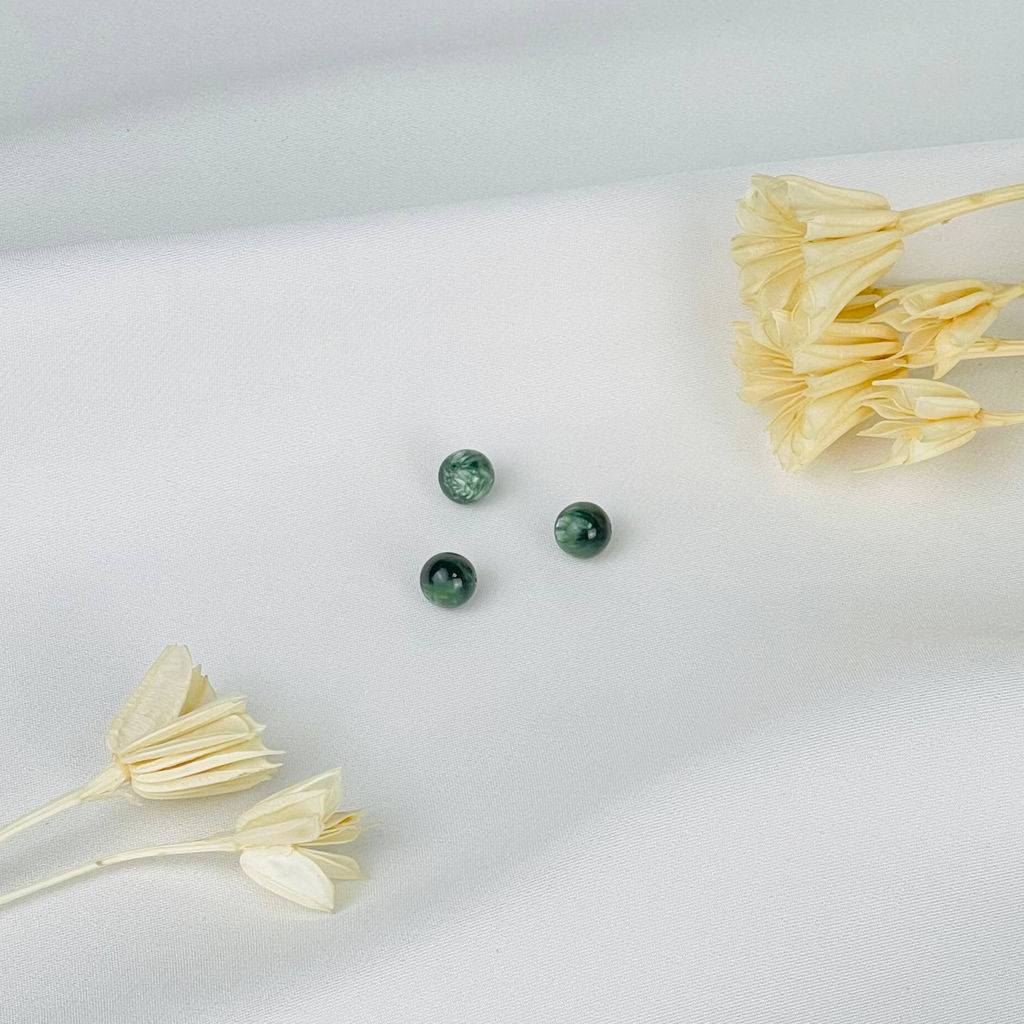 Бусины для украшений из Серафинита (3 шт)