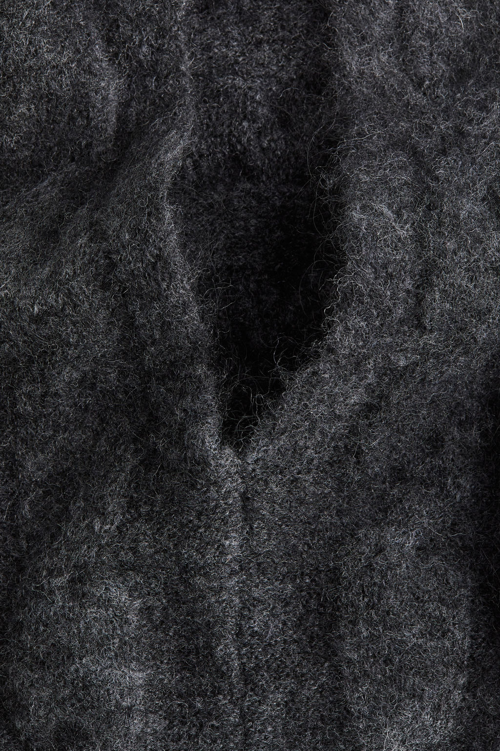 Capa en punto trenzado de mezcla de mohair - H&m фото 6