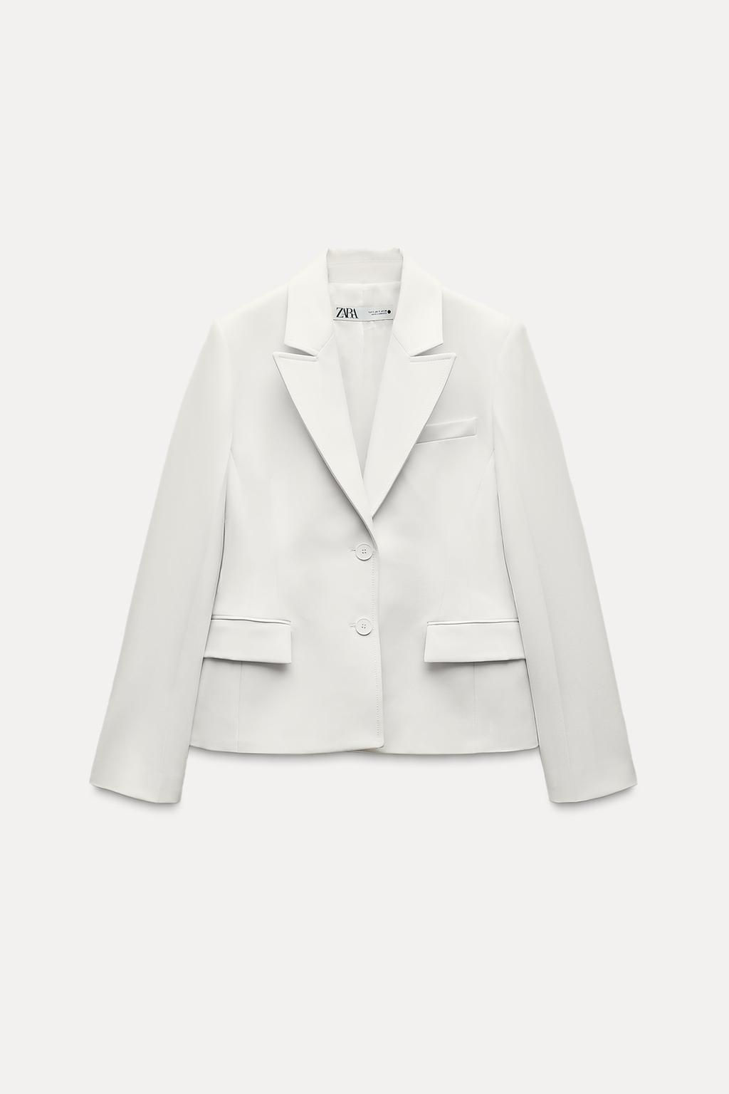 FITTED DOUBLE-BREASTED BLAZER ZW COLLECTION - Zara фото 10