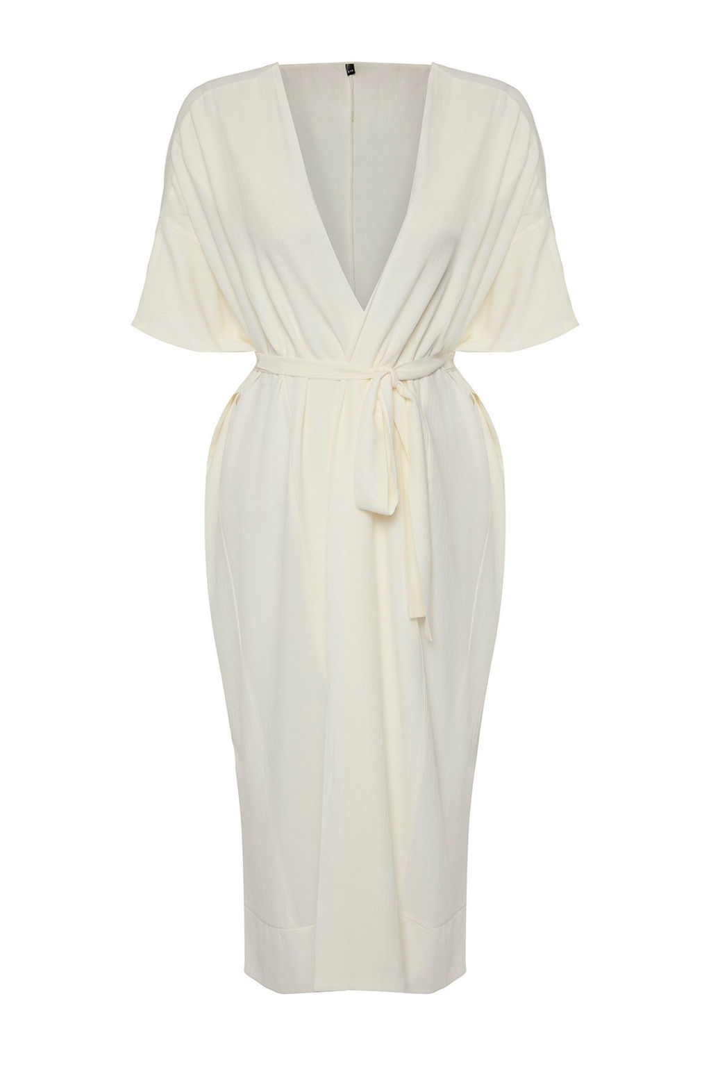 Haki Maxi Dokuma Kusakl? Derin Y?rtmacl? Plaj Kimono&Kaftan TBESS25KM00003 - Trendyolmilla фото 14